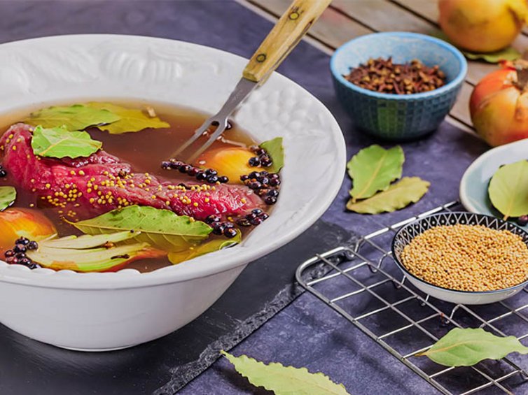 Sauerbraten einlegen