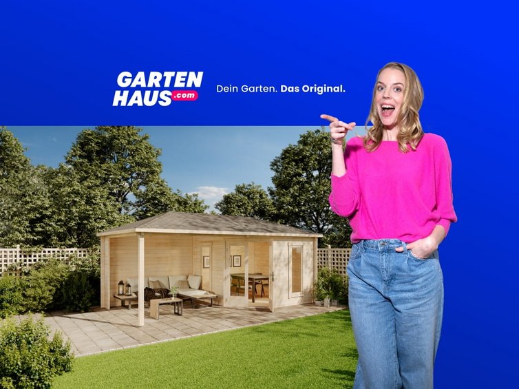 Sichere Dir die Chance auf ein Gartenhaus