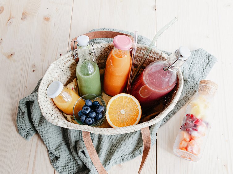 Smoothies aus tiefgefrorenen Früchten