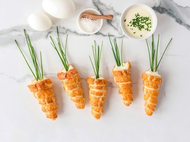 Blätterteig-Karotten