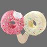 Bunte Donut-Stiele