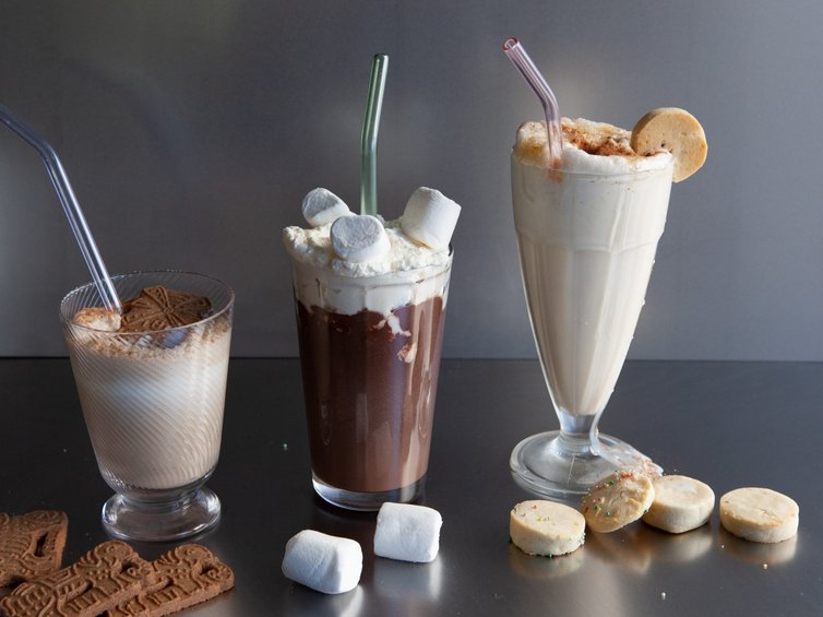 Winterliche Milchshakes Winterliche Milchshakes