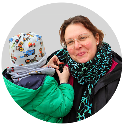 Mutter mit Sohn Mutter mit Sohn